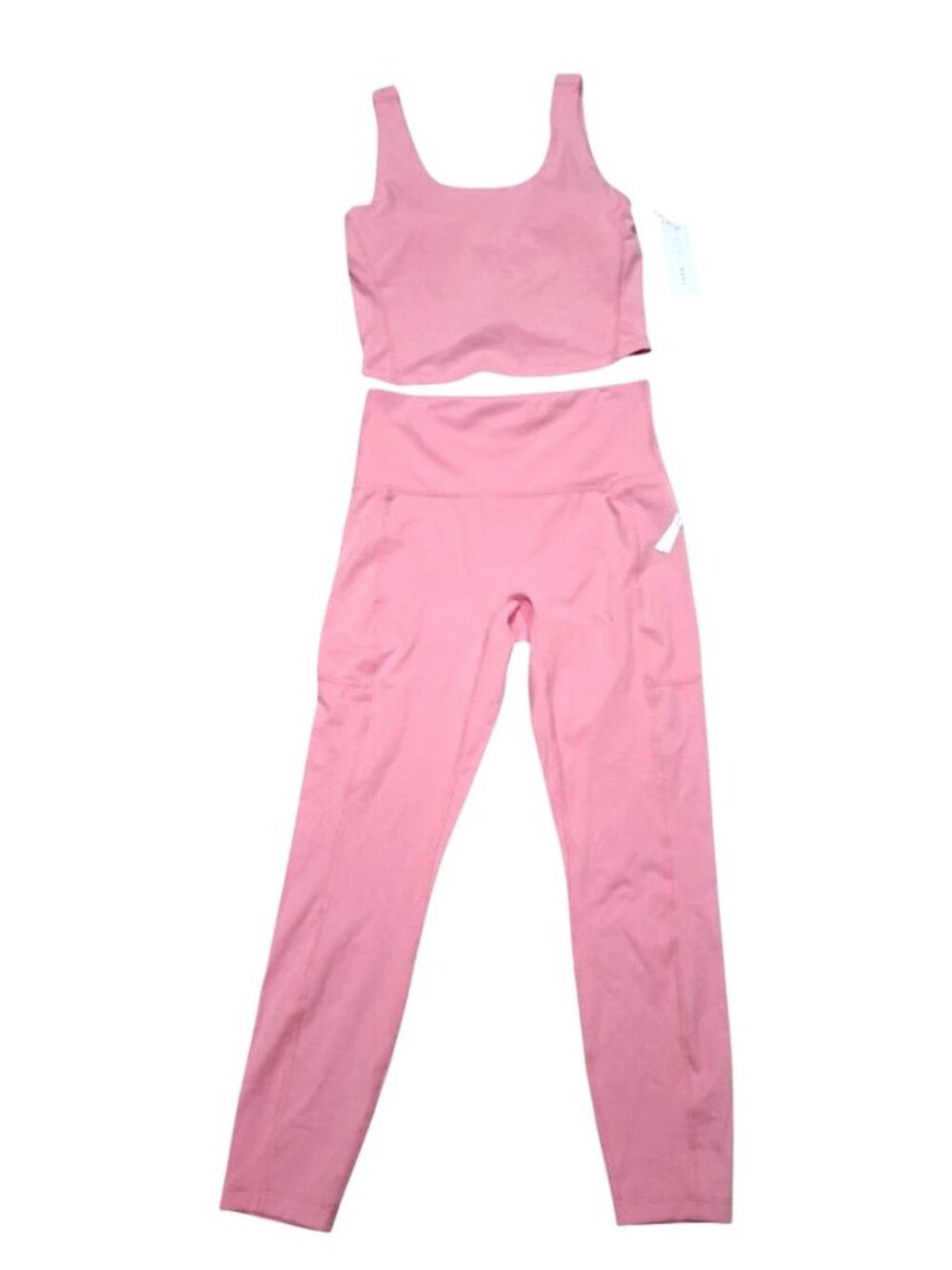 NWT Yogalicious Women's Large 2-pc set Lux Lavinia Tank + Glendale Ankle Tight,